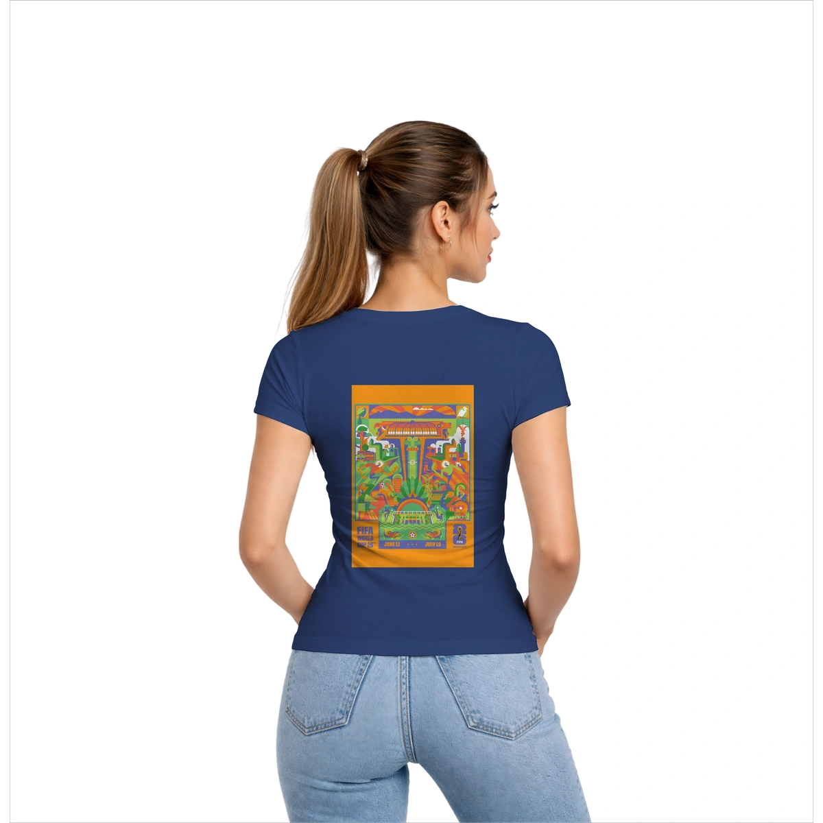 Camisa Feminina Baby Look Cidade do México Copa do Mundo 2026 - Imagem 20