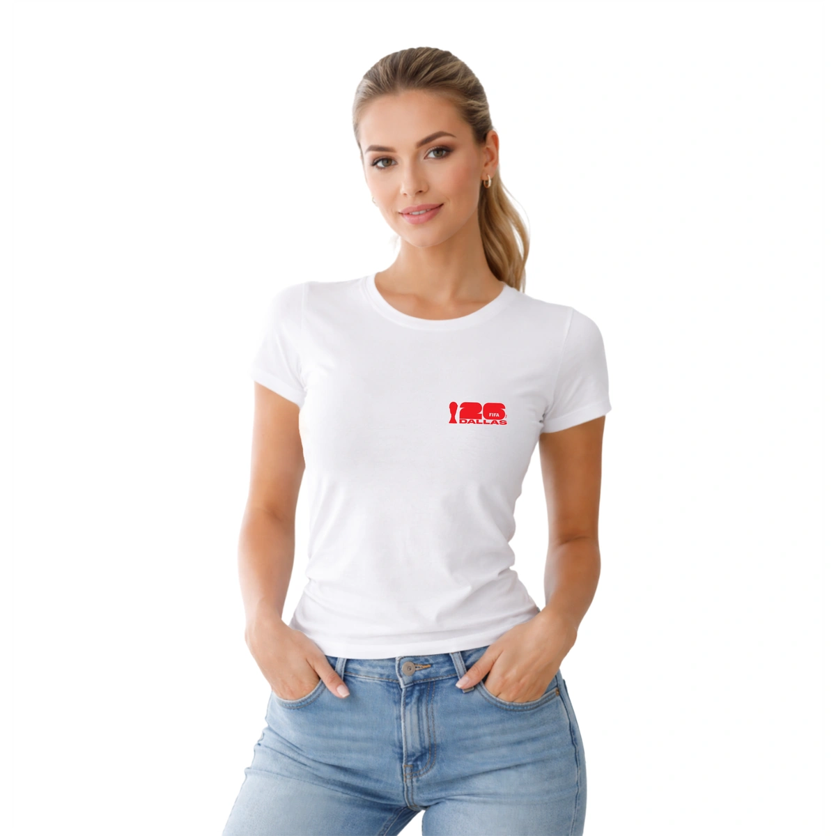 Camisa Feminina Baby Look Dallas Copa do Mundo - Imagem 3