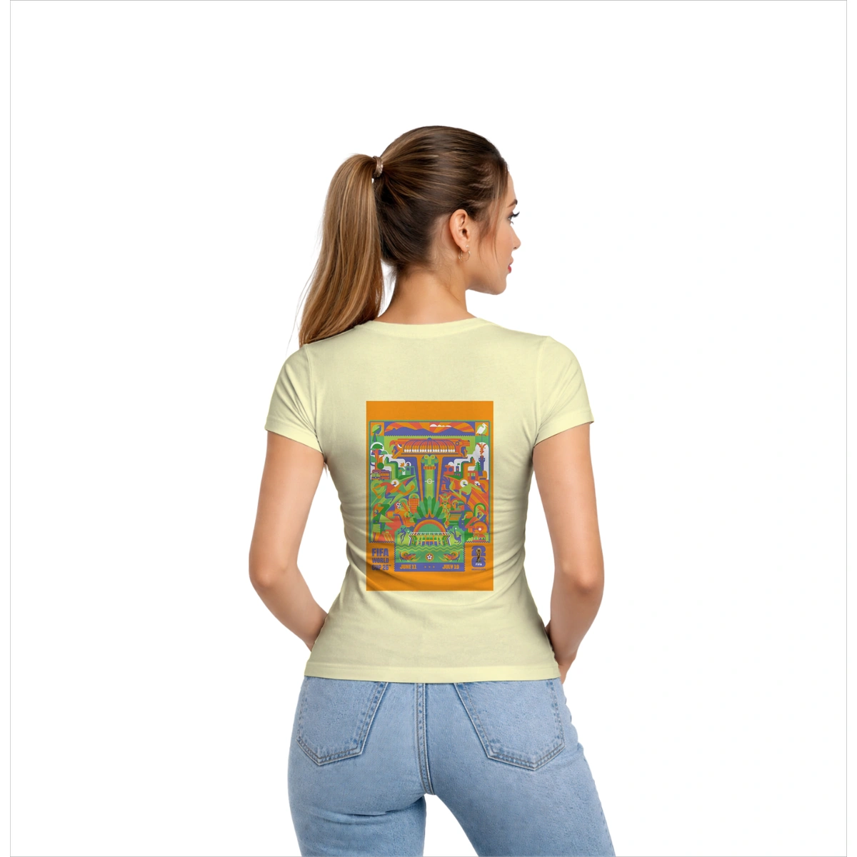 Camisa Feminina Baby Look Cidade do México Copa do Mundo 2026 - Imagem 16