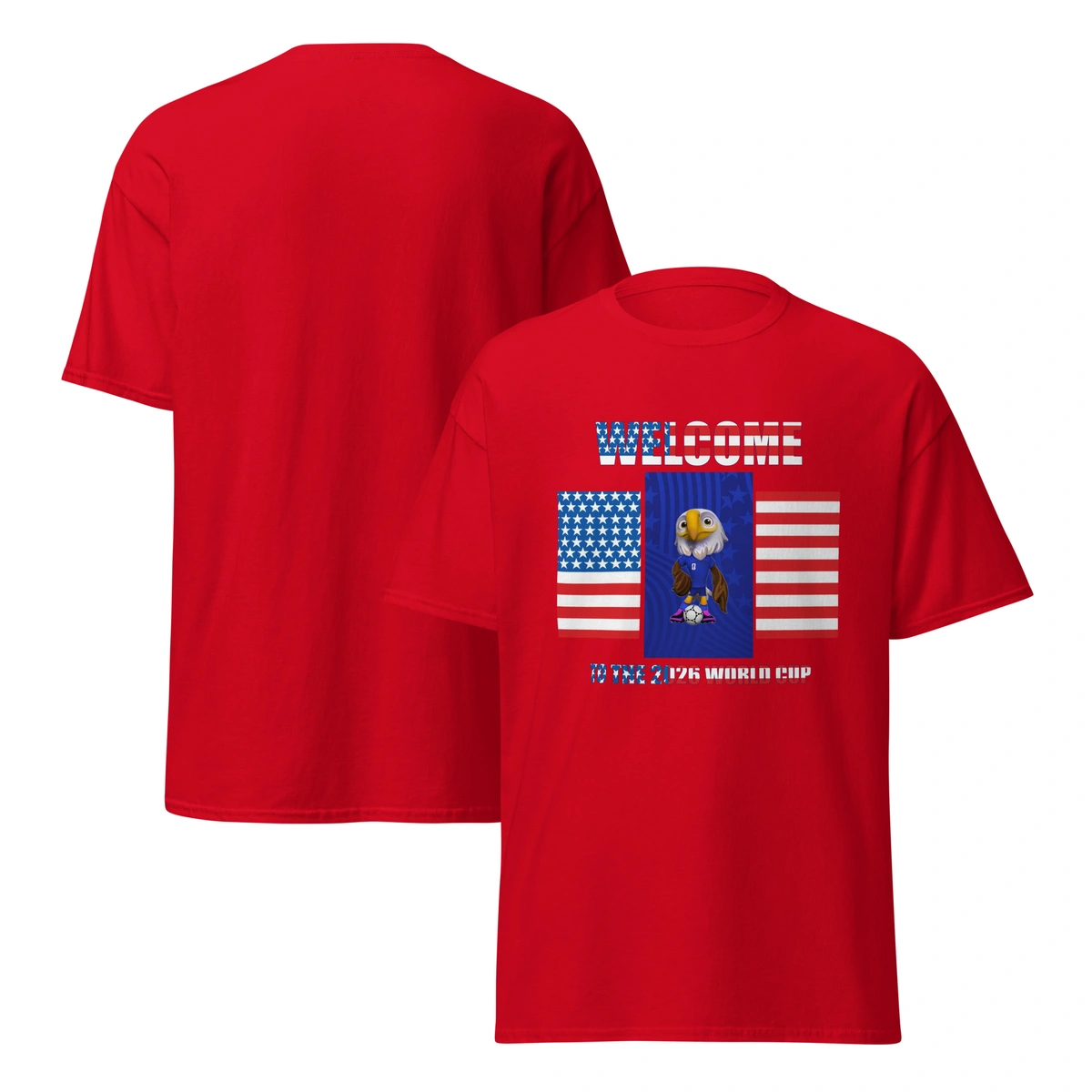 Camiseta Masculina Estados Unidos Mascote
