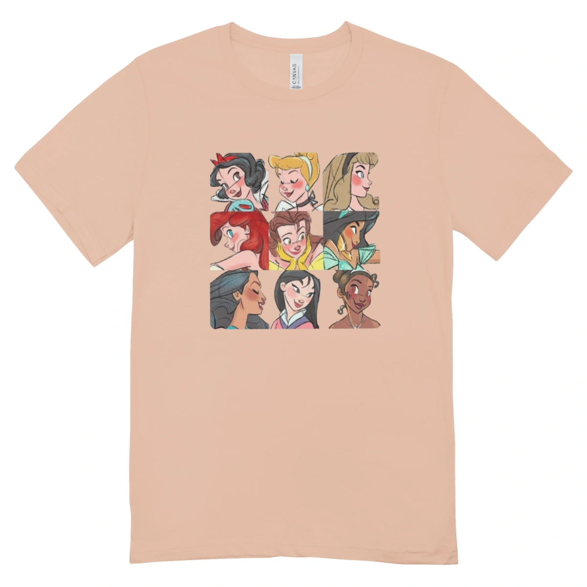 Camisa Feminina Baby Look Princesas das Disney - Imagem 13
