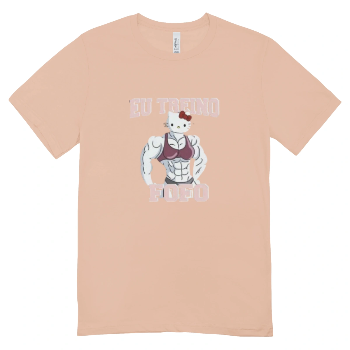 Camisa Feminina Baby Look Eu Treino Fofo - Imagem 3