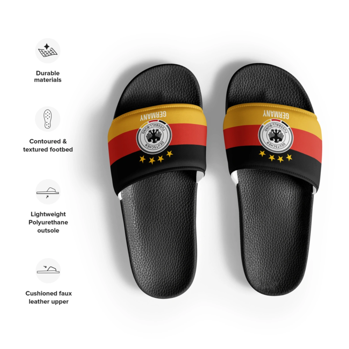 Chinelo Slide Alemanha Bandeira - Imagem 7
