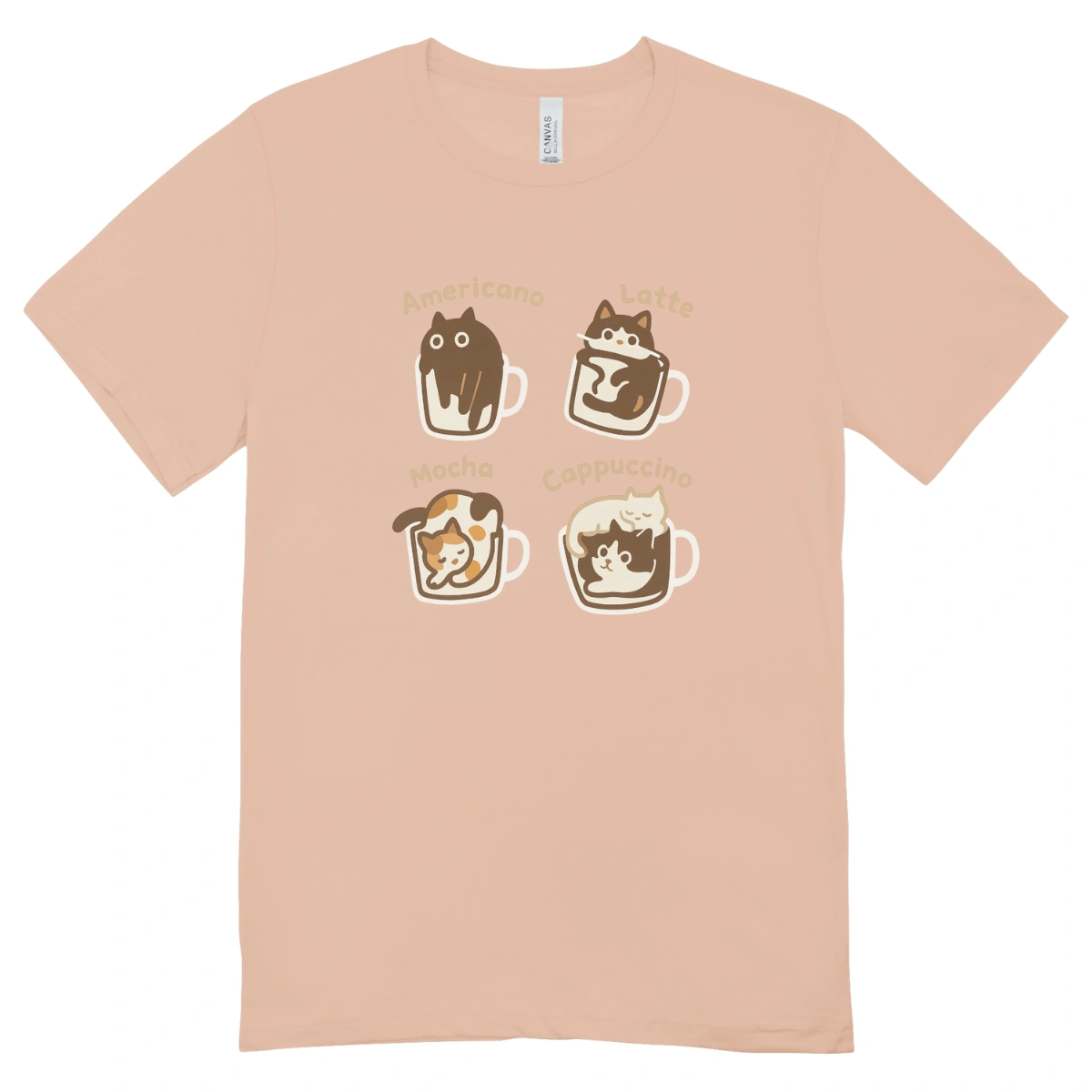 Camisa Feminina Baby Look Coffee Cats - Imagem 13