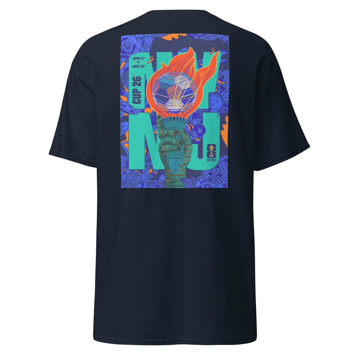 Camiseta Masculina Nova York Nova Jersey Copa do Mundo 2026 - Imagem 5
