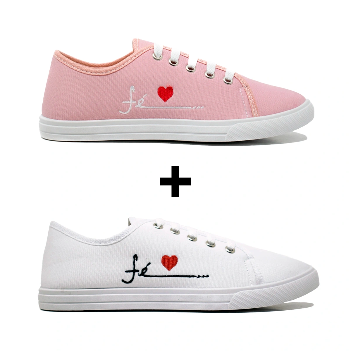 Kit 2 Tênis Feminino Casual FÉ - Imagem 6
