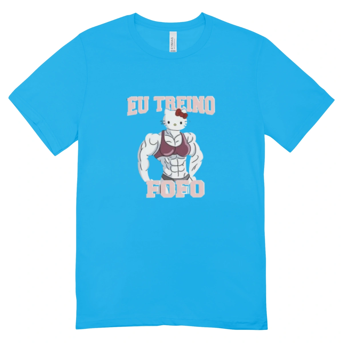 Camisa Feminina Baby Look Eu Treino Fofo - Imagem 9