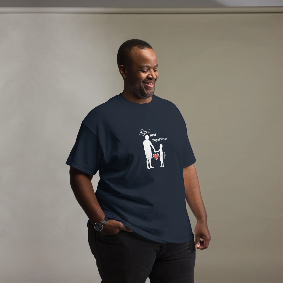 Camisa Masculina Plus Size Papai Meu Companheiro - Imagem 5