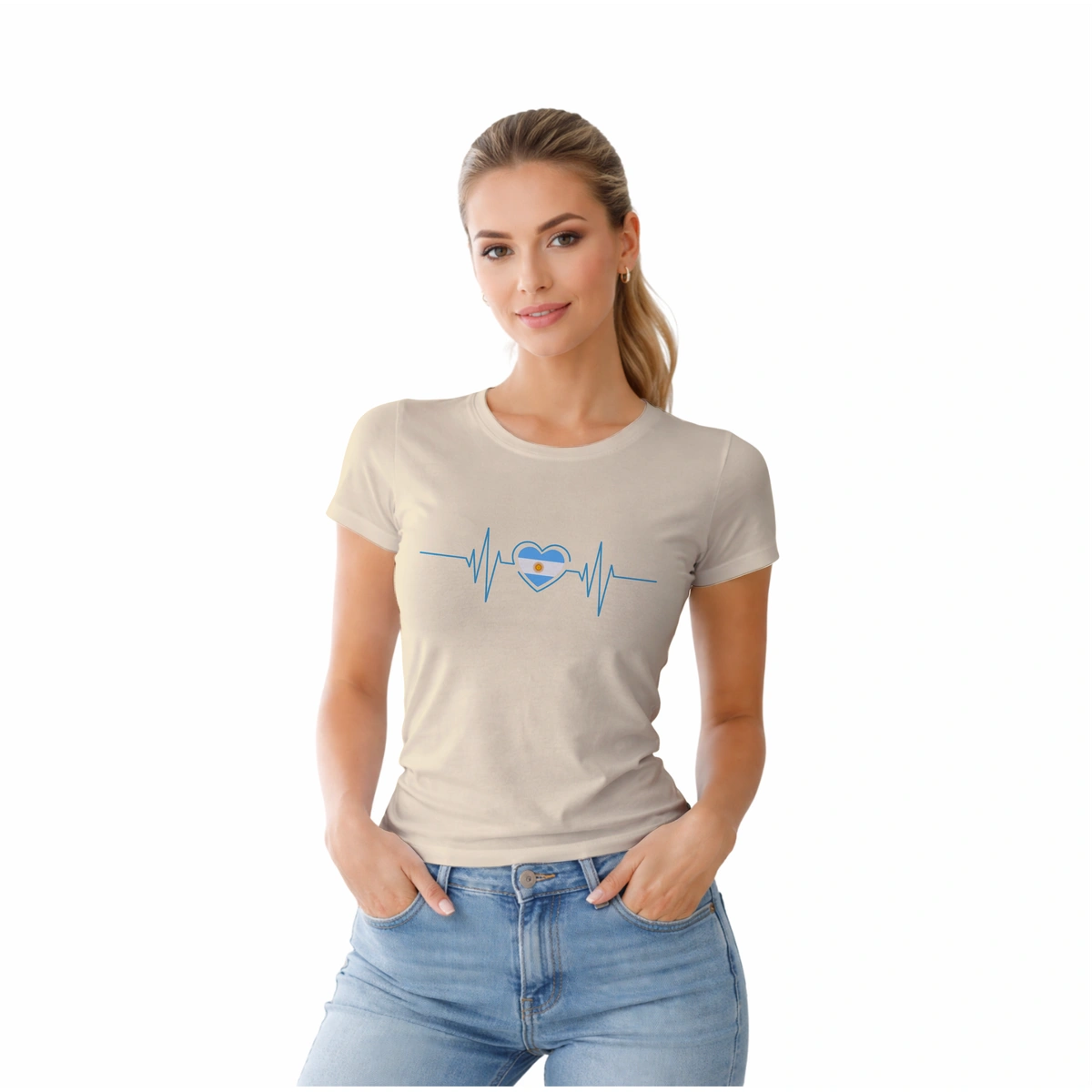 Camisa Feminina Baby Look Argentina Varias Estampas - Imagem 9