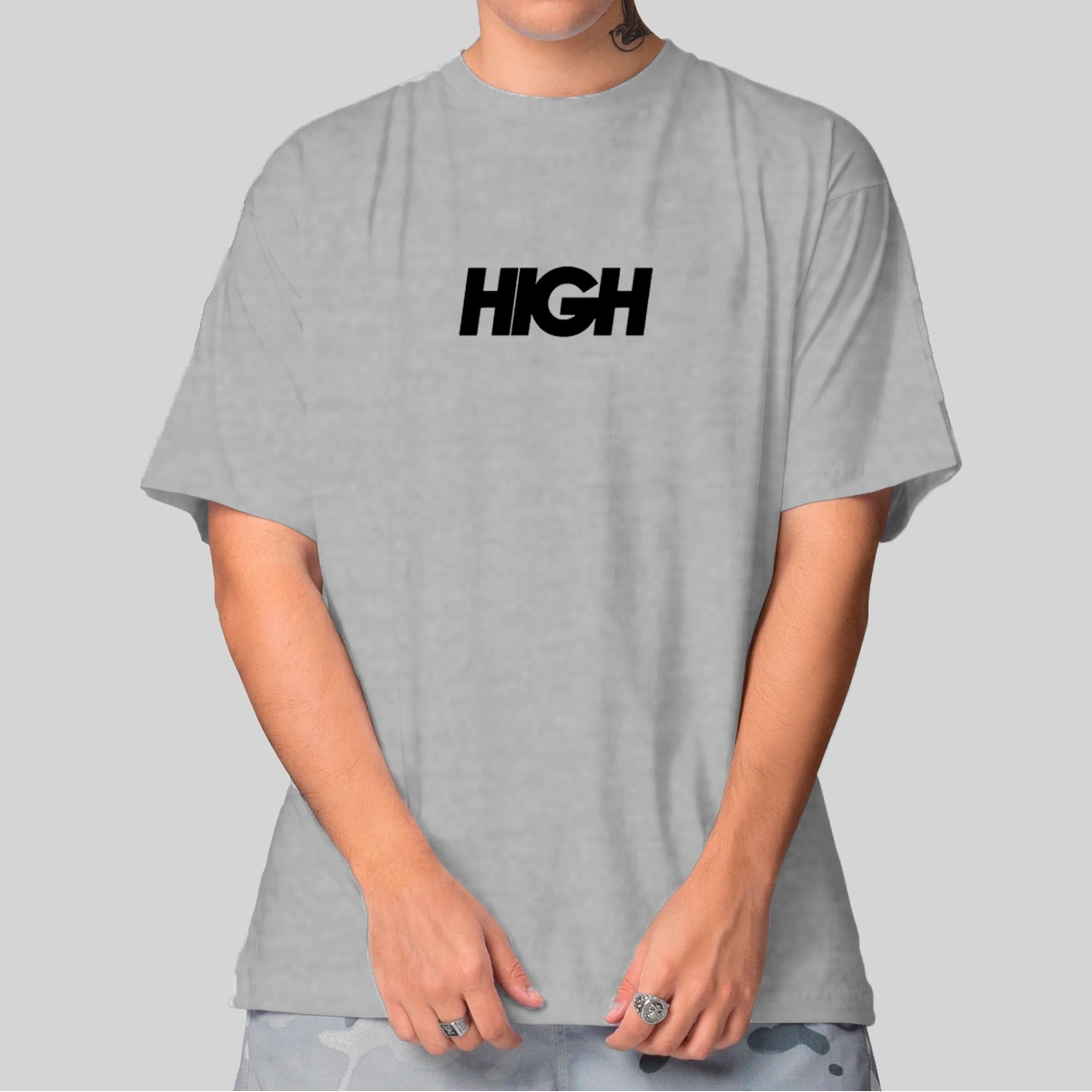 Camiseta Masculina Oversized HIGH - Imagem 11