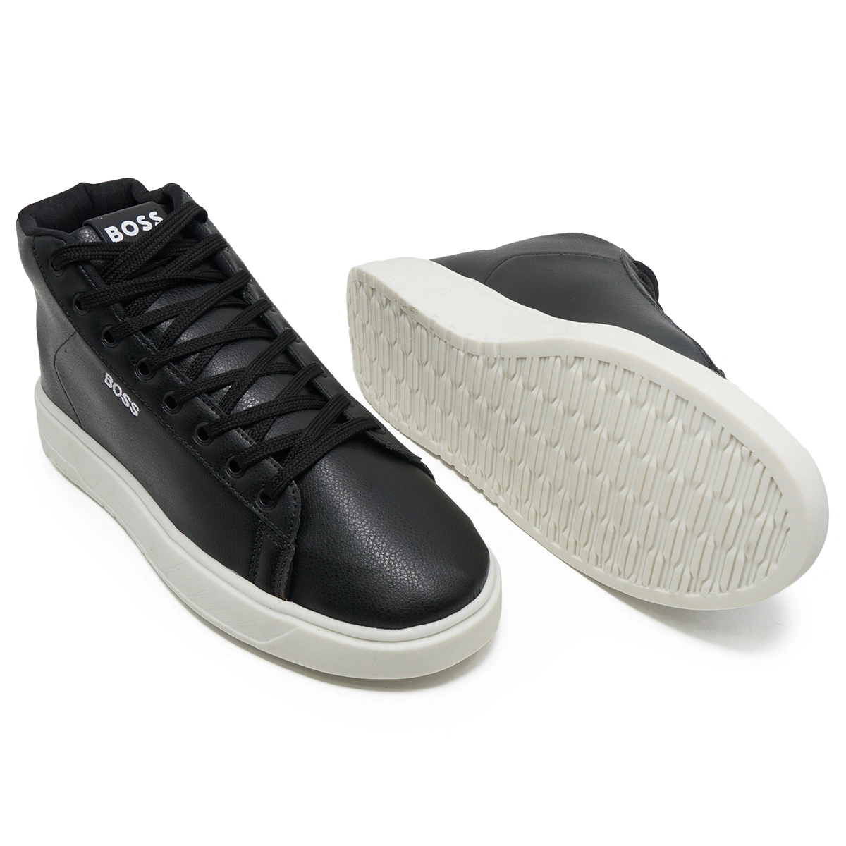 Tênis Masculino Cano Médio Casual Hugo Boss - Imagem 9