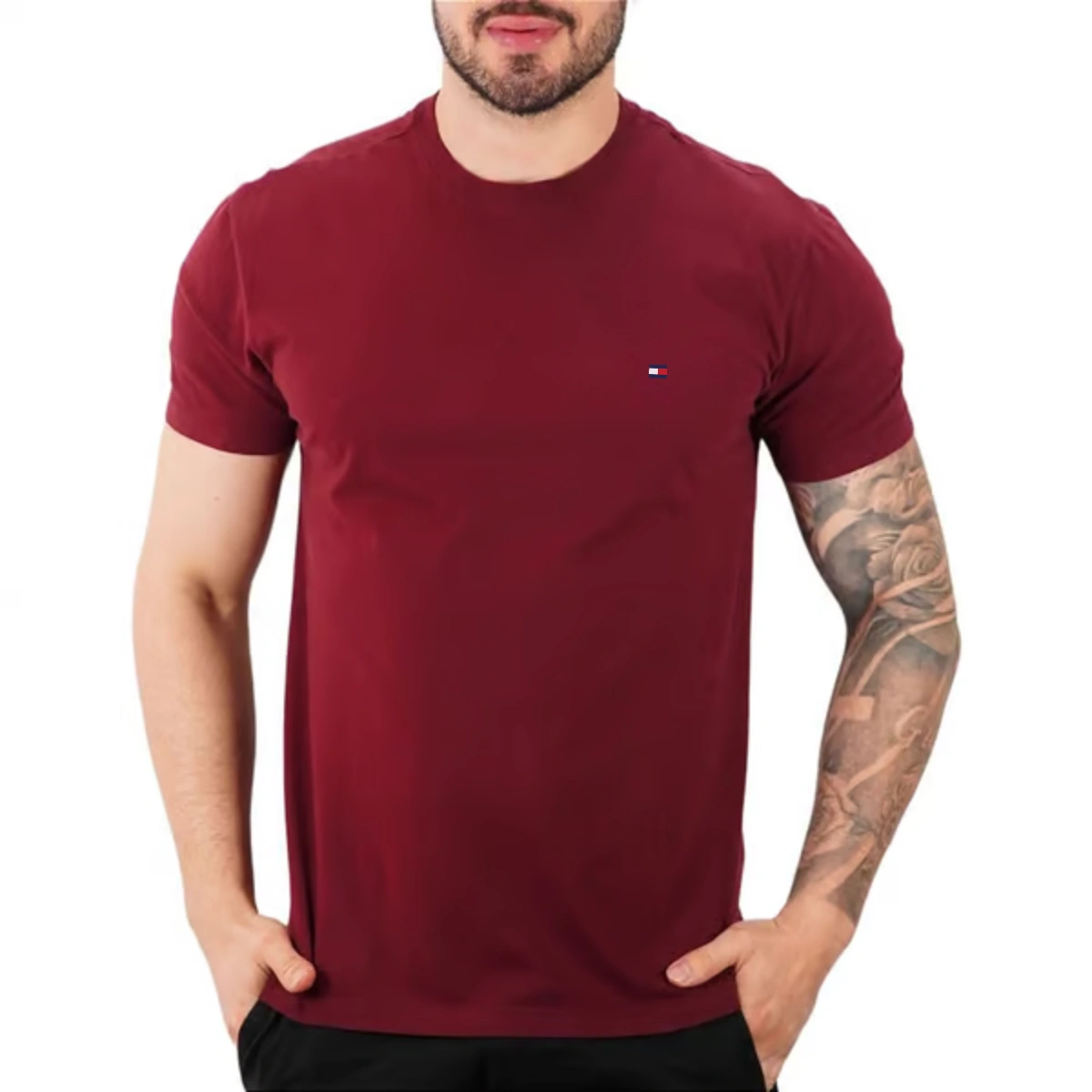 Camisa Tommy Hilfiger Básica Peruana - Imagem 9