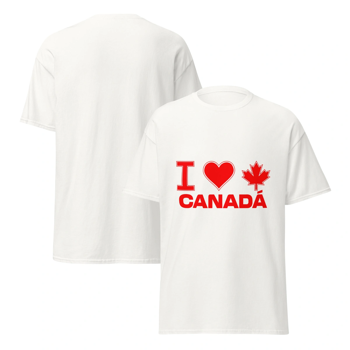 Camiseta Masculina I LOVE CANADÁ