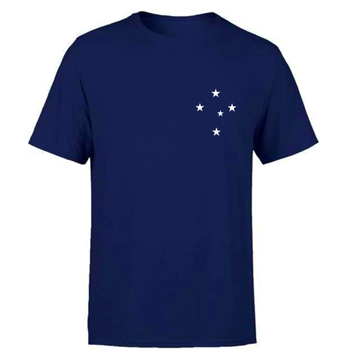 Camiseta Masculina Cruzeiro 100% Algodão
