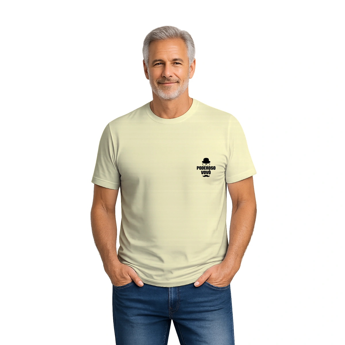 Camisa masculina Dia dos Avós Poderoso Vovô - Imagem 6