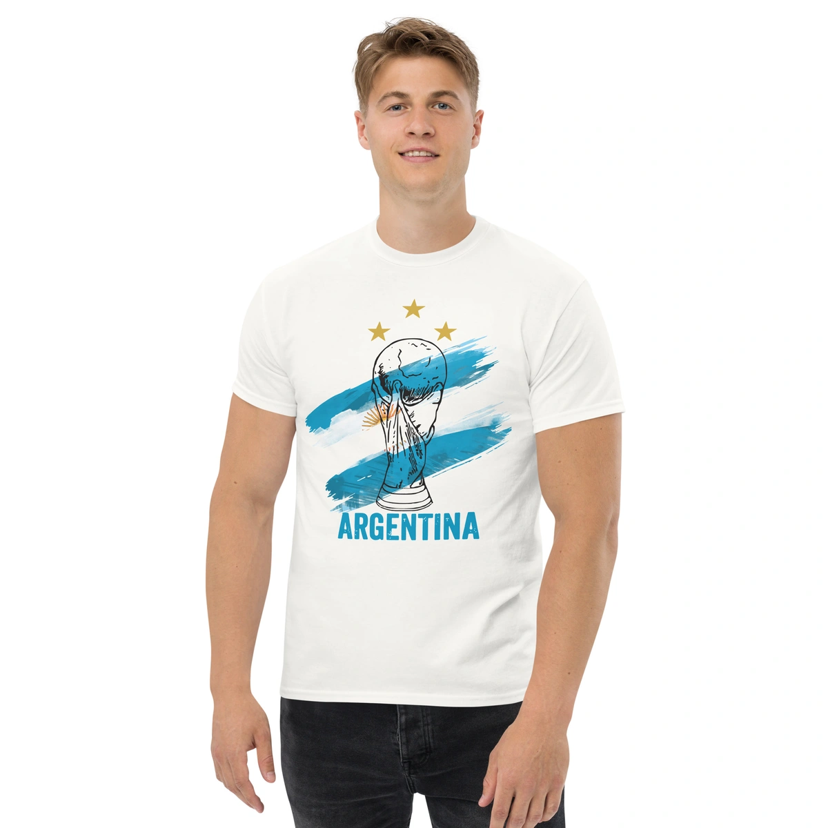 Camiseta Masculina Argentina Copa do Mundo - Imagem 7
