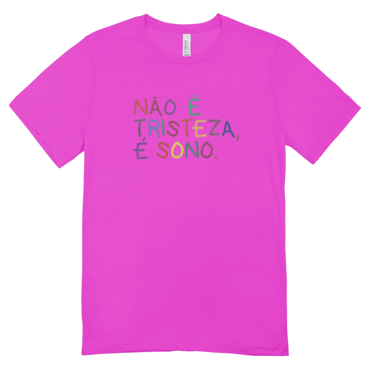 Camisa Feminina Baby Look Só Sono - Imagem 3