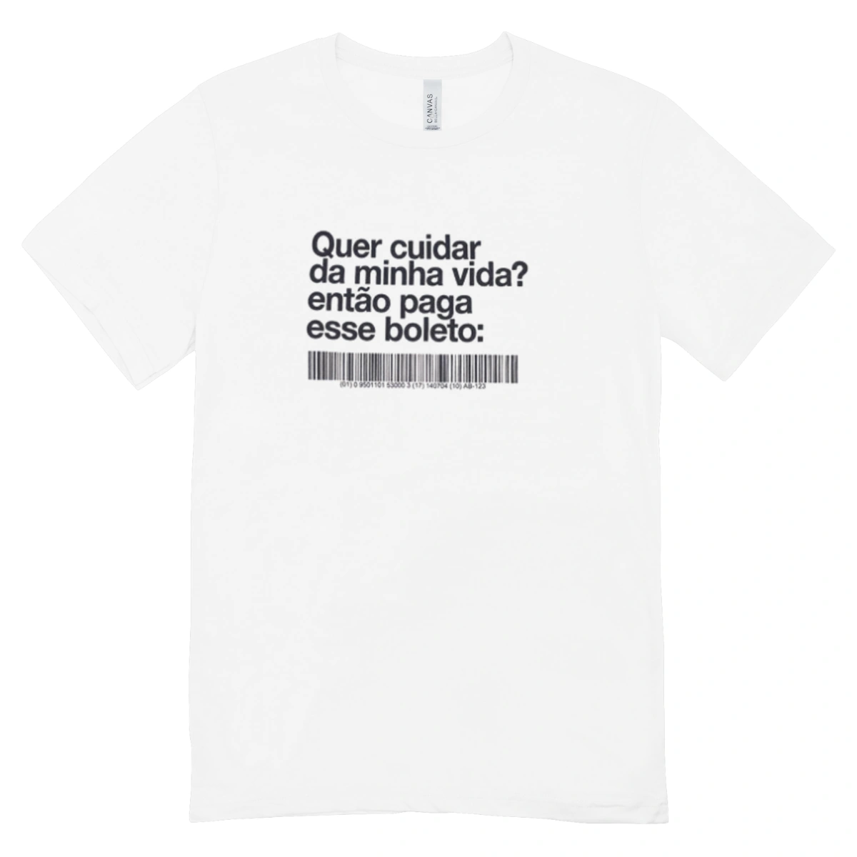 Camisa Feminina Baby Look Paga Meu Boleto