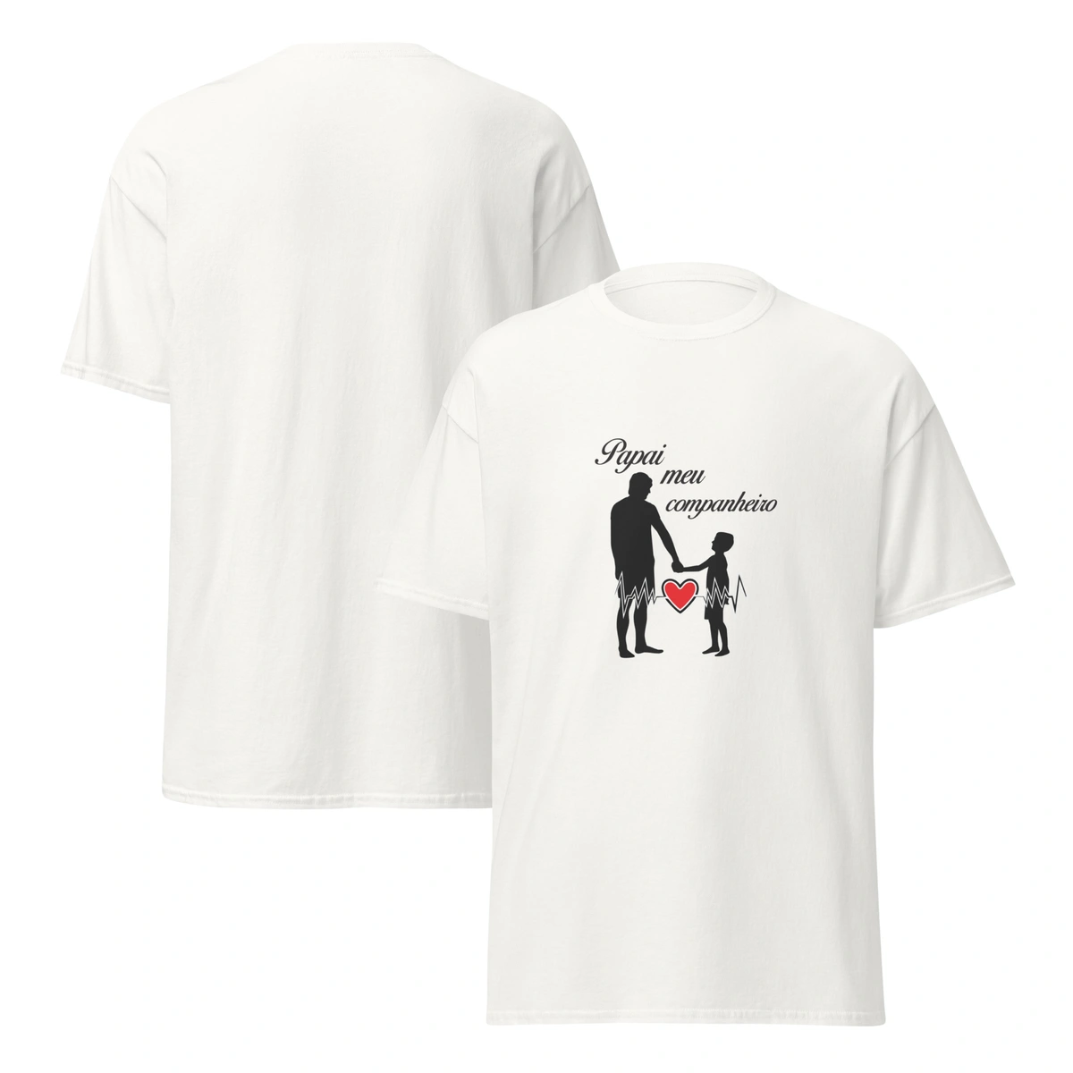 Camiseta Masculina Dia dos Pais Papai Meu Companheiro - Imagem 7