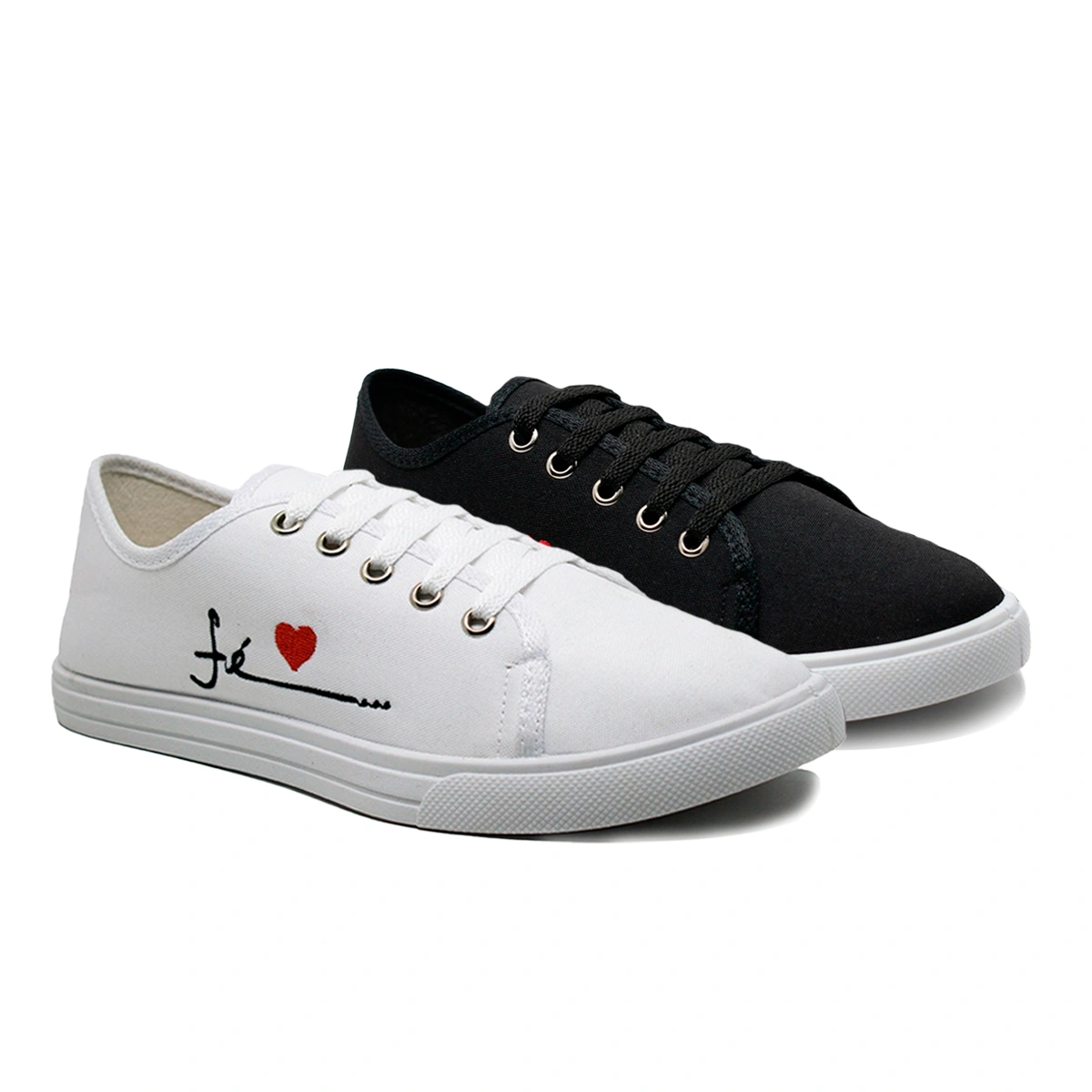 Kit 2 Tênis Feminino Casual FÉ