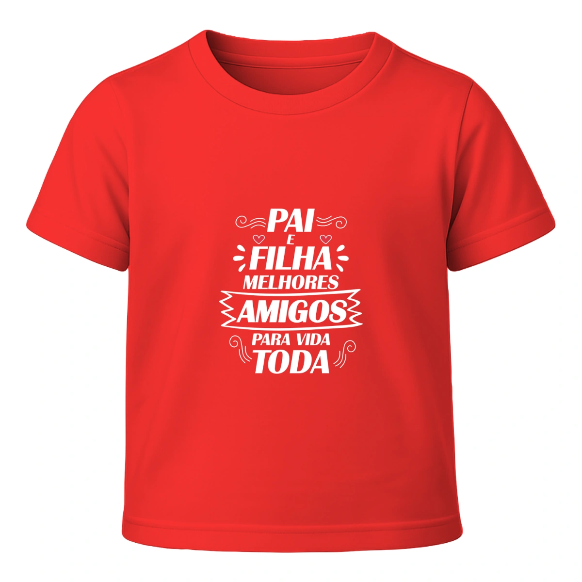 Camiseta Infantil Menino Dia dos Pais Pai E Filha - Imagem 10