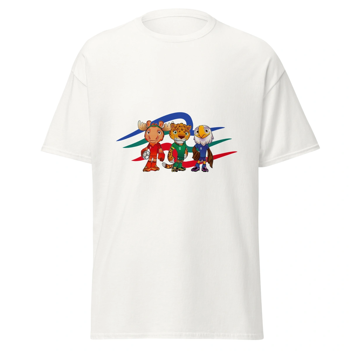 Camiseta Masculina Mascotes Copa do Mundo 2026 - Imagem 10