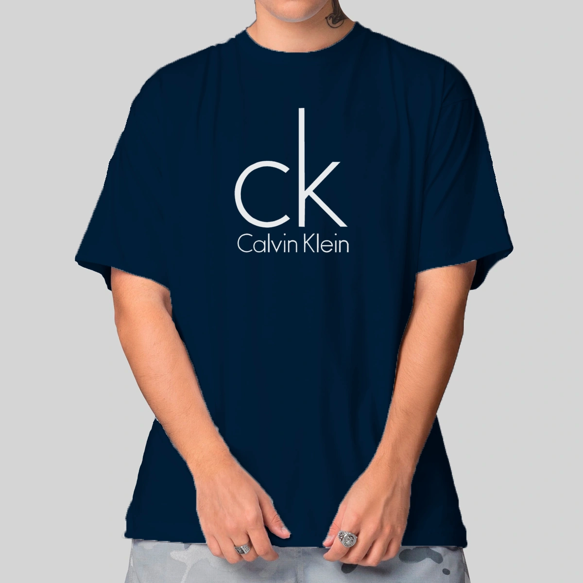 Camiseta Masculina Oversized Calvin Klein Ck - Imagem 4