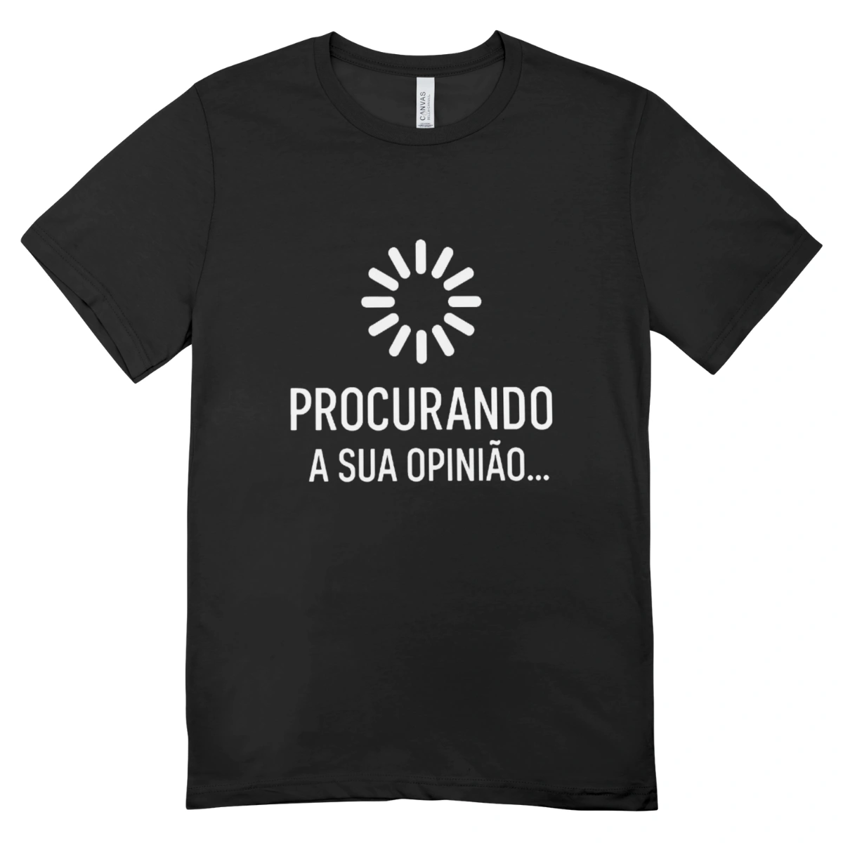 Camisa Feminina Baby Look Procurando a sua Opinião - Imagem 2