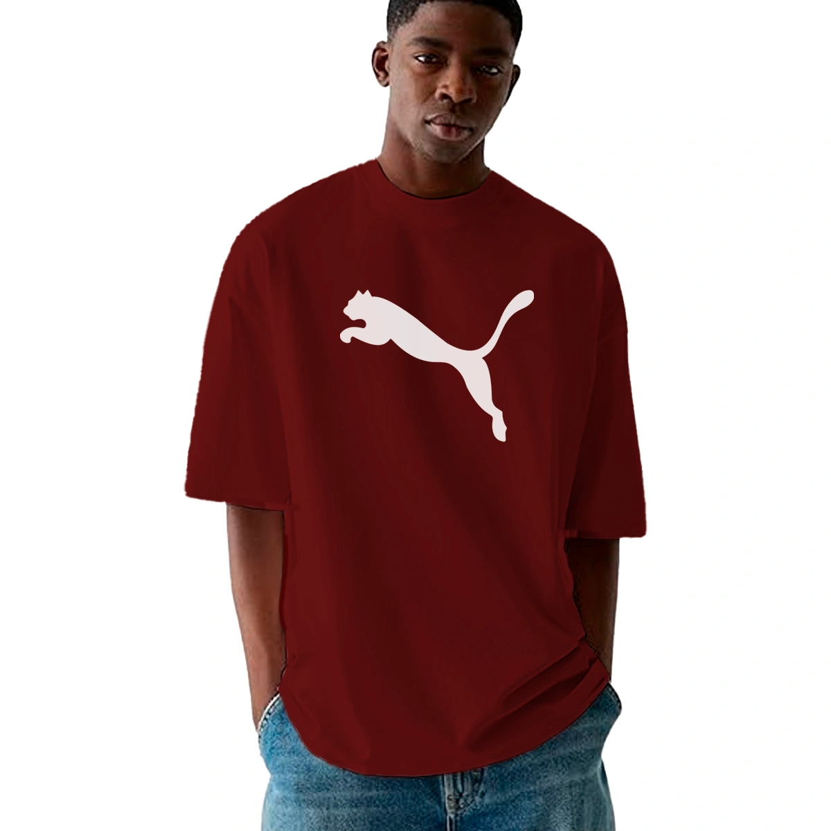 Camiseta Masculina Oversized Puma Logo - Imagem 11