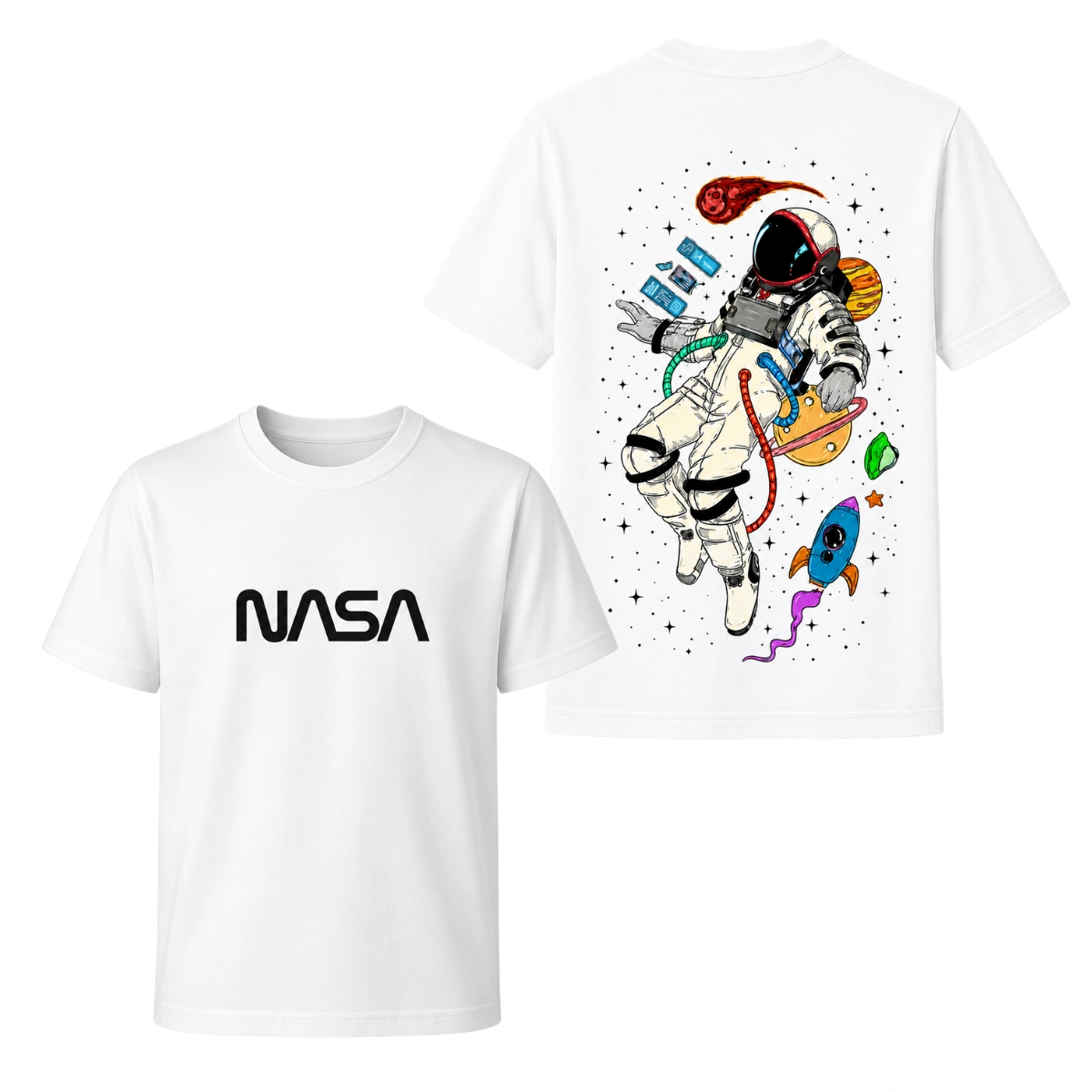 Camiseta Infantil Menino Nasa Astronauta