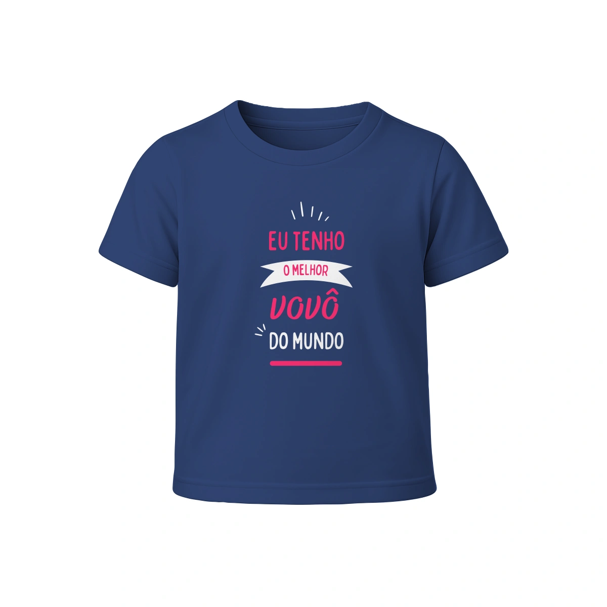 Camiseta Infantil Menina Dia dos Avós Eu Tenho o Melhor Vovô do Mundo - Imagem 4