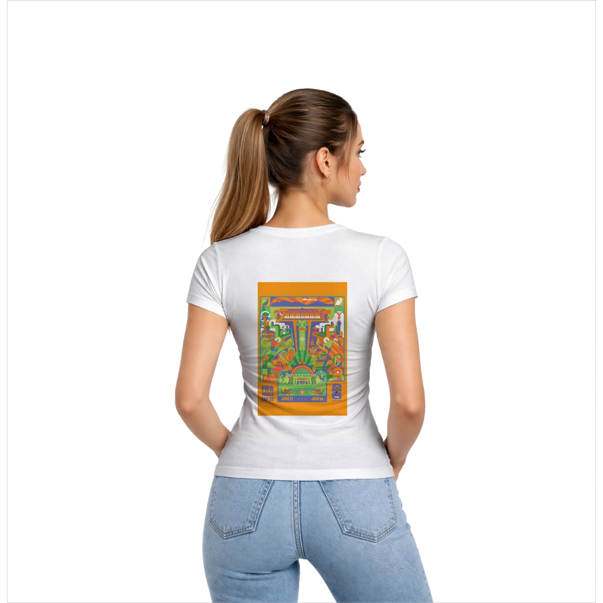 Camisa Feminina Baby Look Cidade do México Copa do Mundo 2026 - Imagem 12