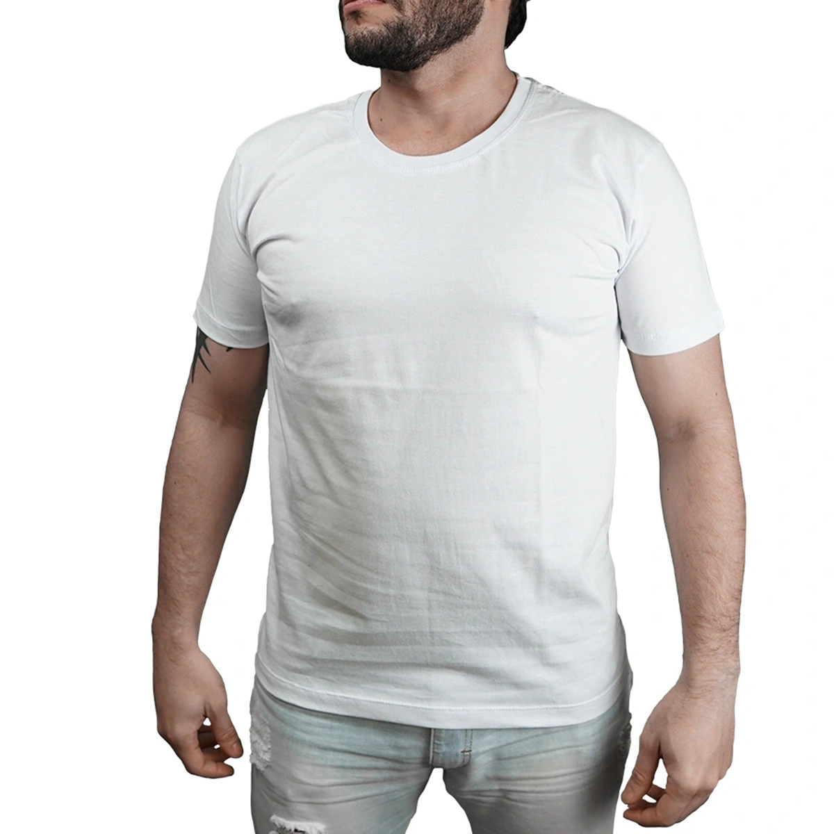 Kit 2 Camisas Masculina Lisa Algodão Premium Abuzze