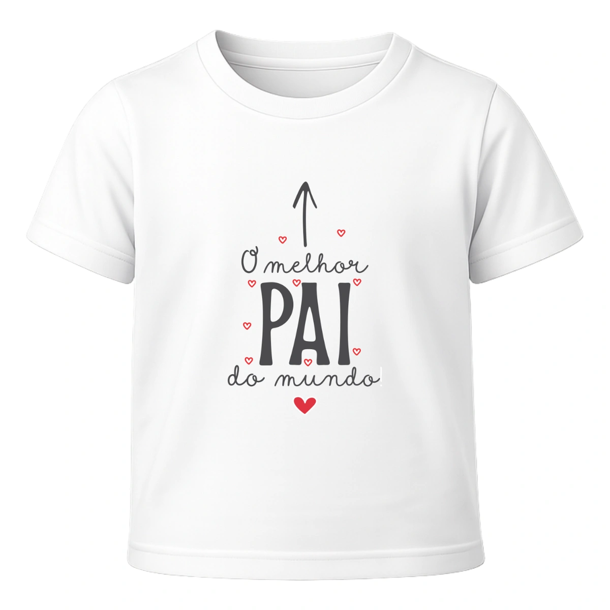 Camiseta Infantil Menino Dia dos Pais O Melhor Pai Do Mundo