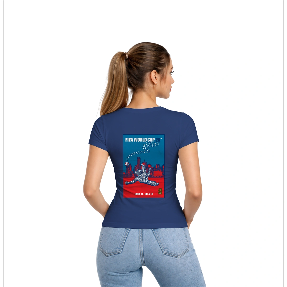 Camisa Feminina Baby Look Dallas Copa do Mundo - Imagem 20