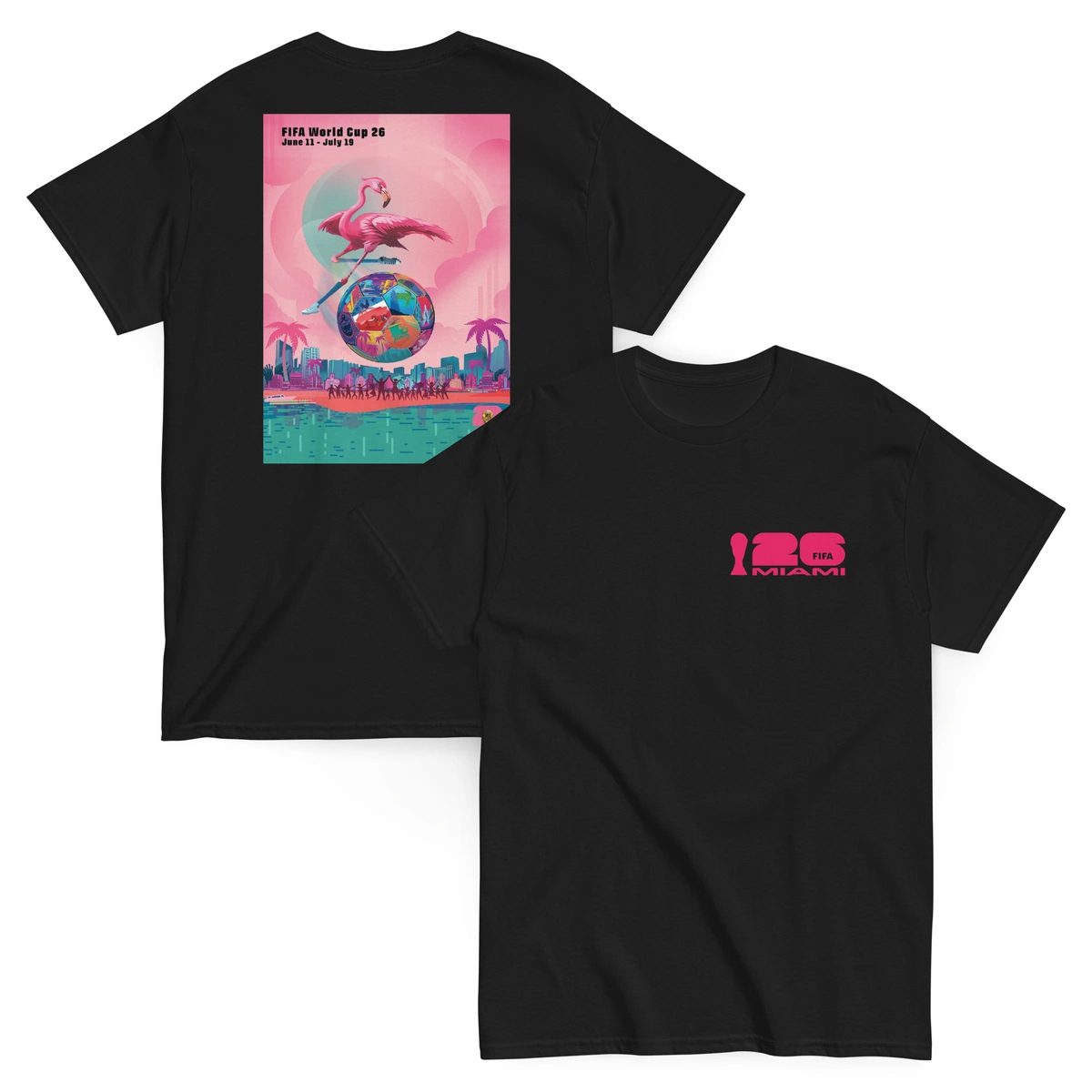 Camiseta Plus Size Masculina Miami Copa do Mundo - Imagem 15