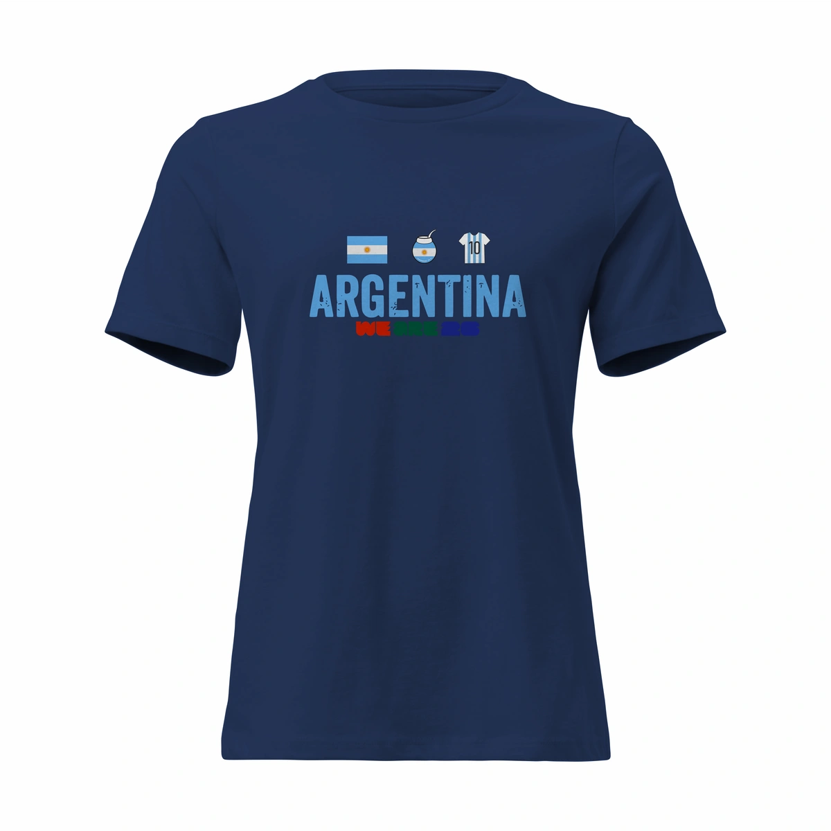 Camisa Feminina Baby Look Argentina Varias Estampas - Imagem 37