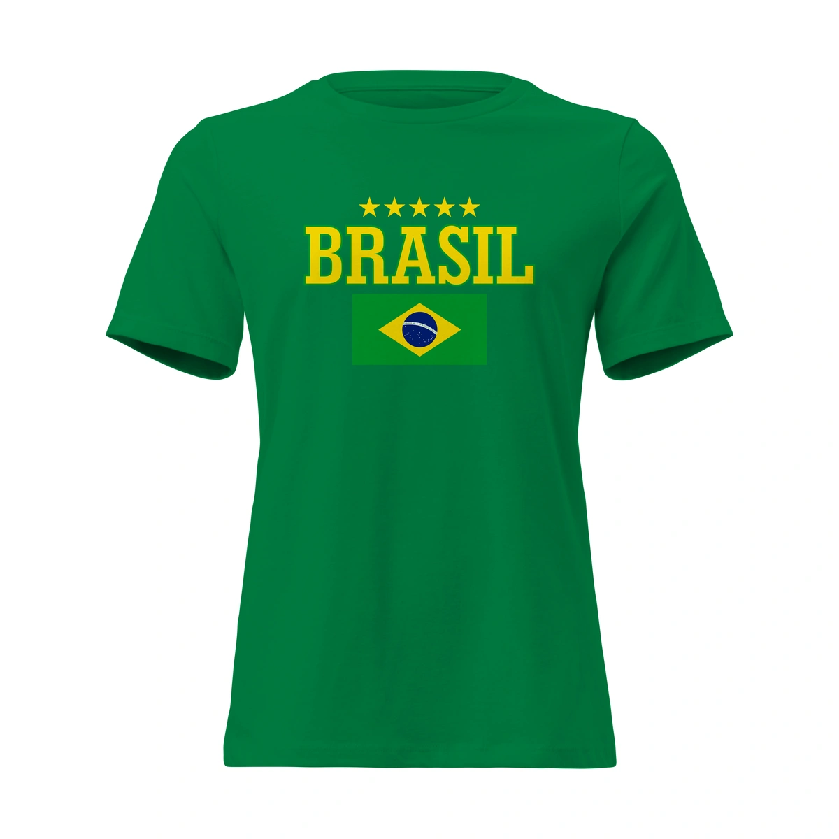 Camisa Feminina Baby Look Brasil Bandeira e Estrela - Imagem 15