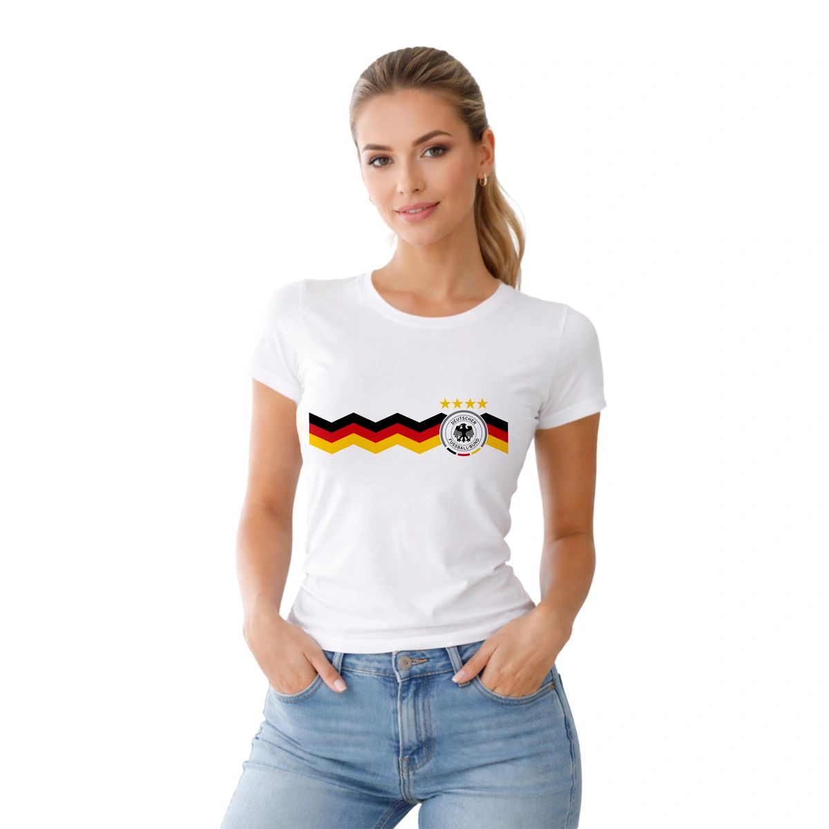 Camisa Feminina Baby Look Alemanha Varias Estampas - Imagem 18