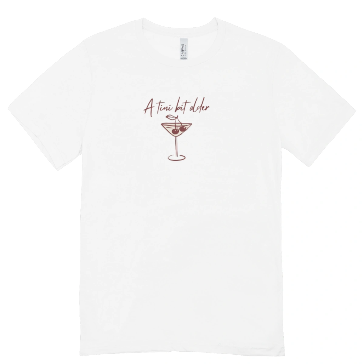 Camisa Feminina Baby Look Cherry Martini