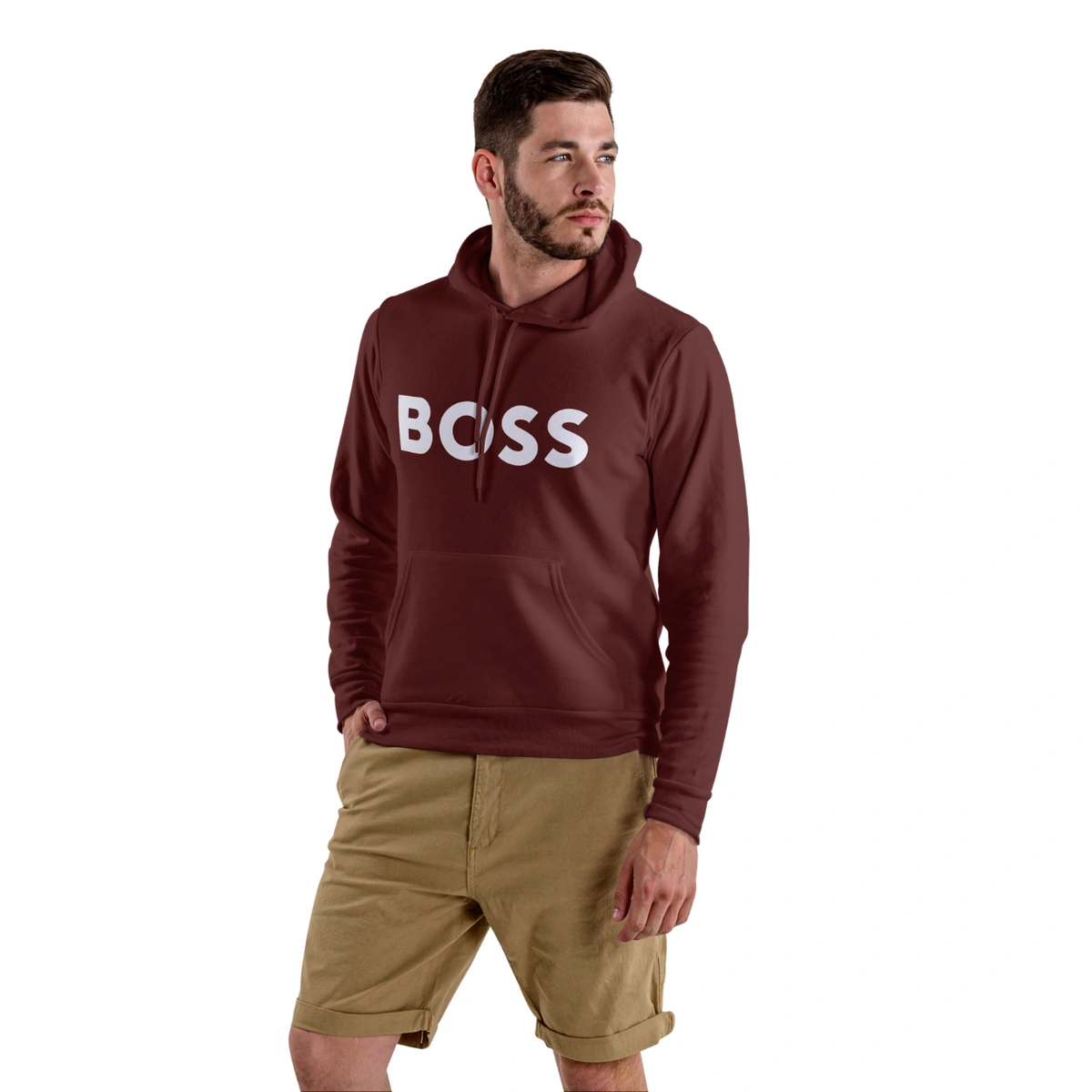 Blusa Moletom Hugo Boss Basic com Capuz - Imagem 7