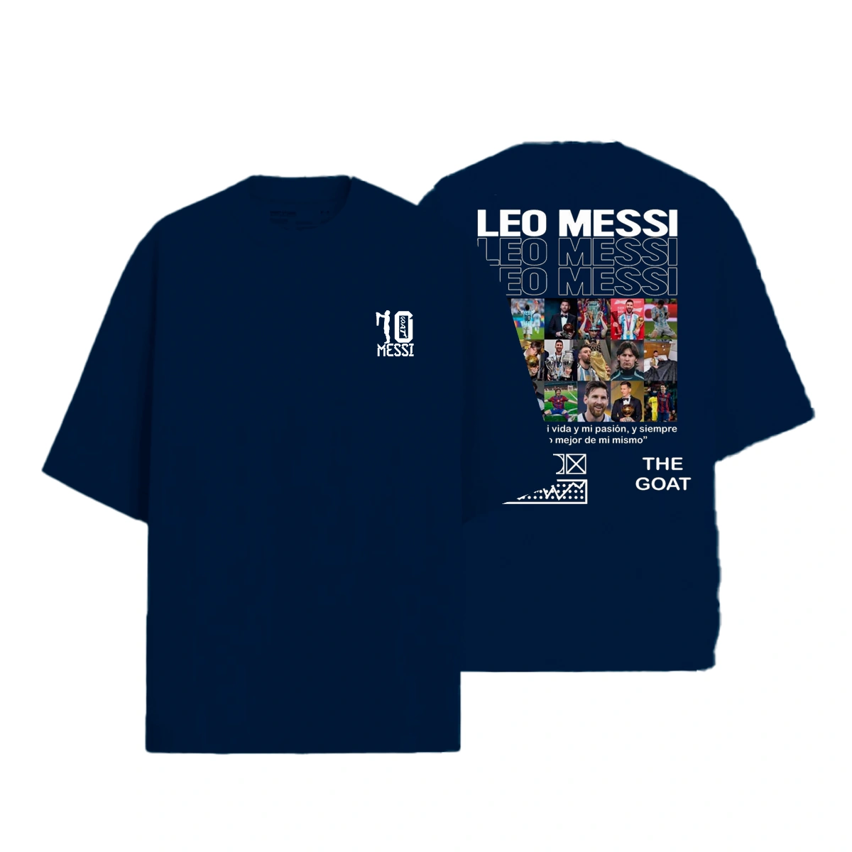 Camiseta Masculina Oversized Messi - Imagem 6