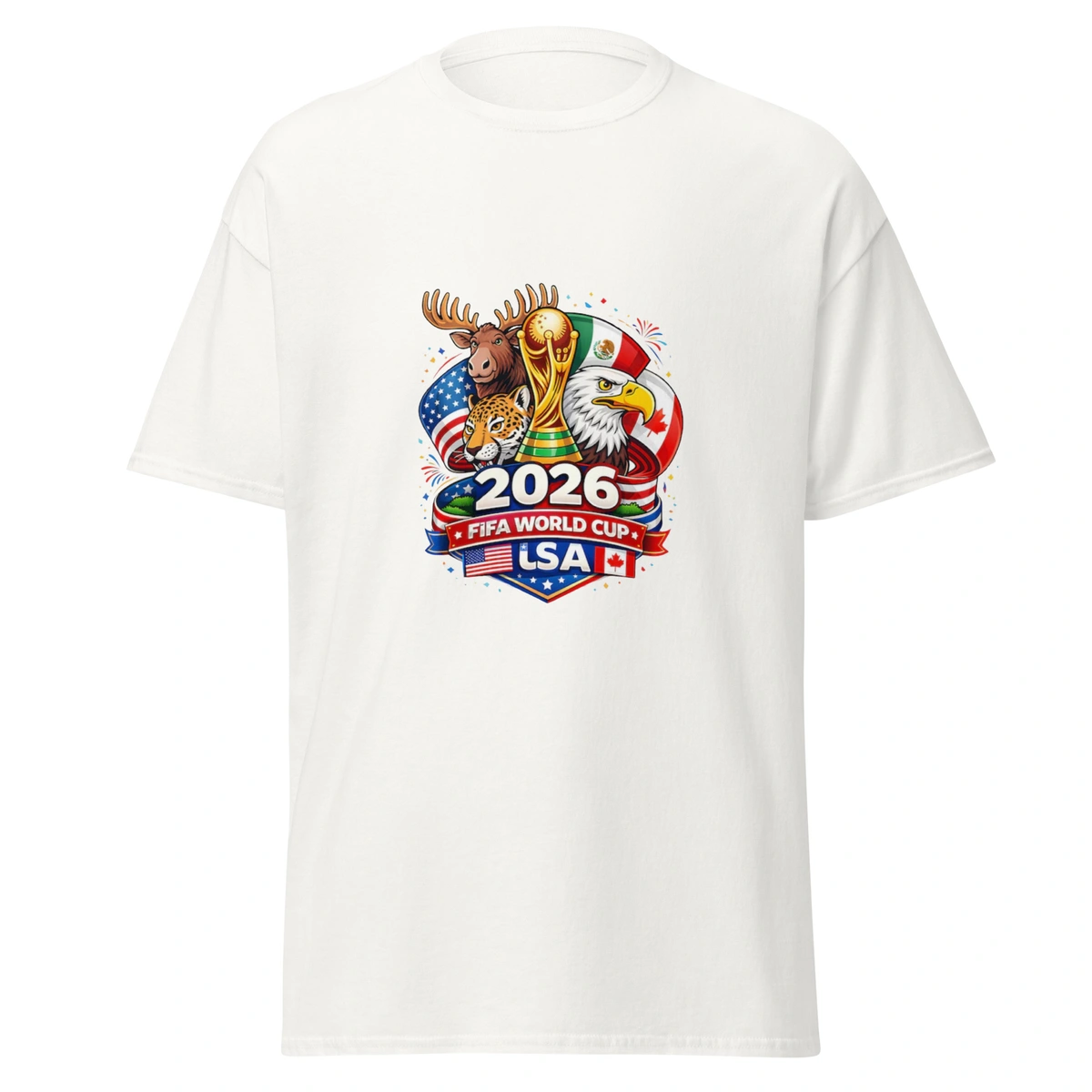 camiseta Copa do Mundo 2026 Estados Unidos México e Canadá - Imagem 2