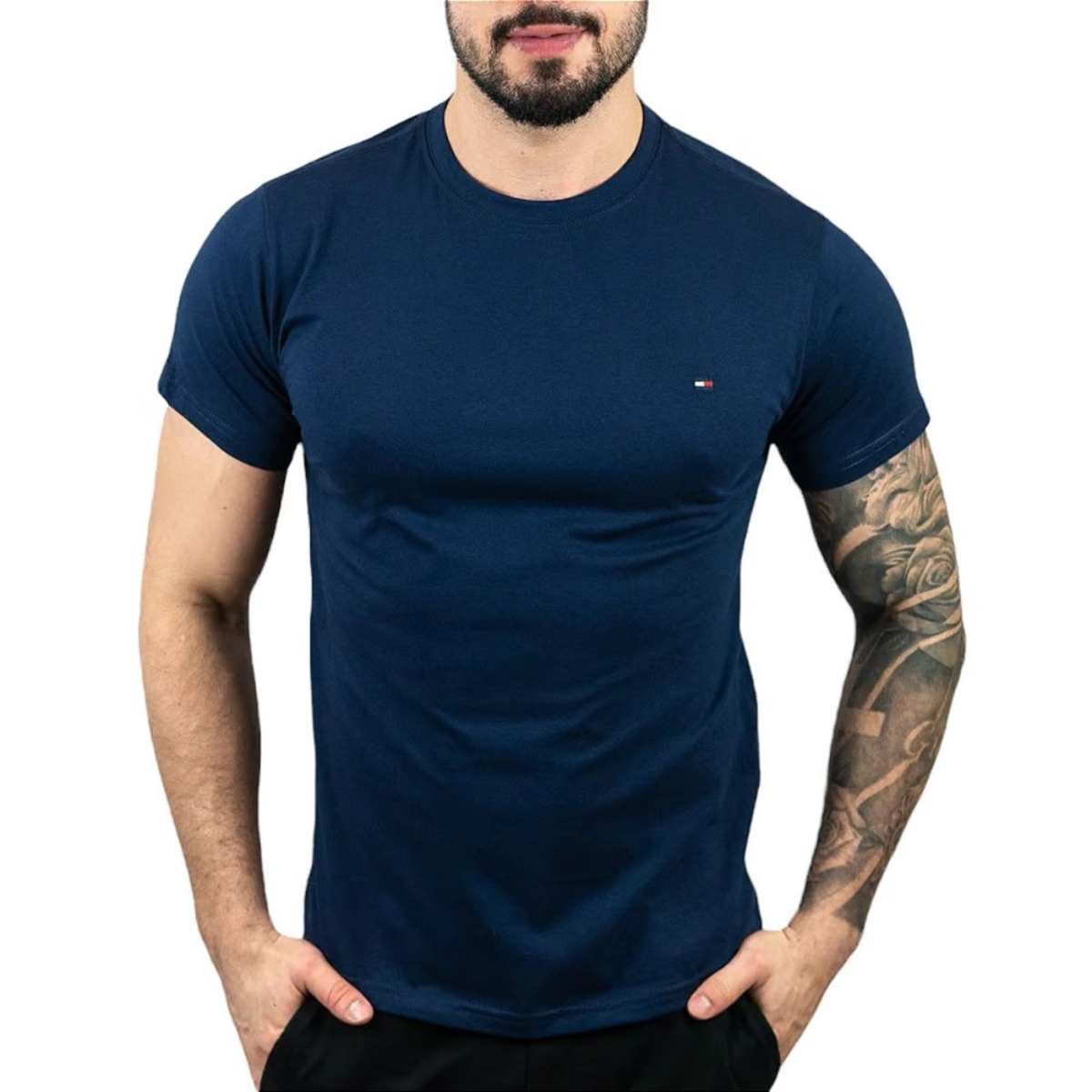 Camisa Tommy Hilfiger Básica Peruana - Imagem 7