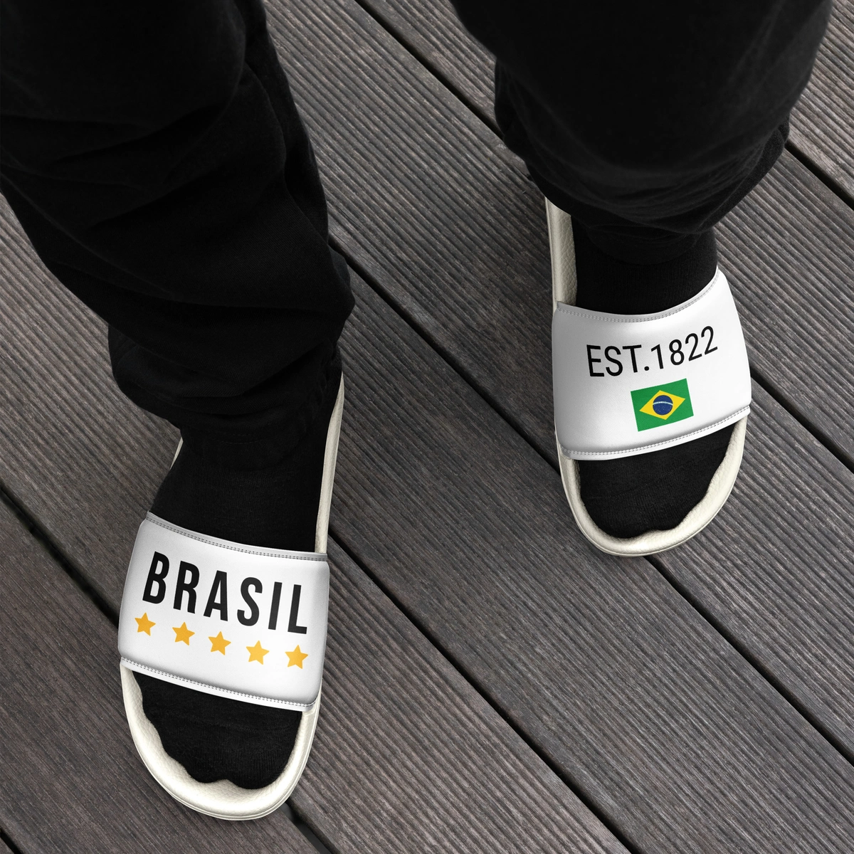 Chinelo Slide Masculino Seleção Brasil Varias Estampas II - Imagem 14
