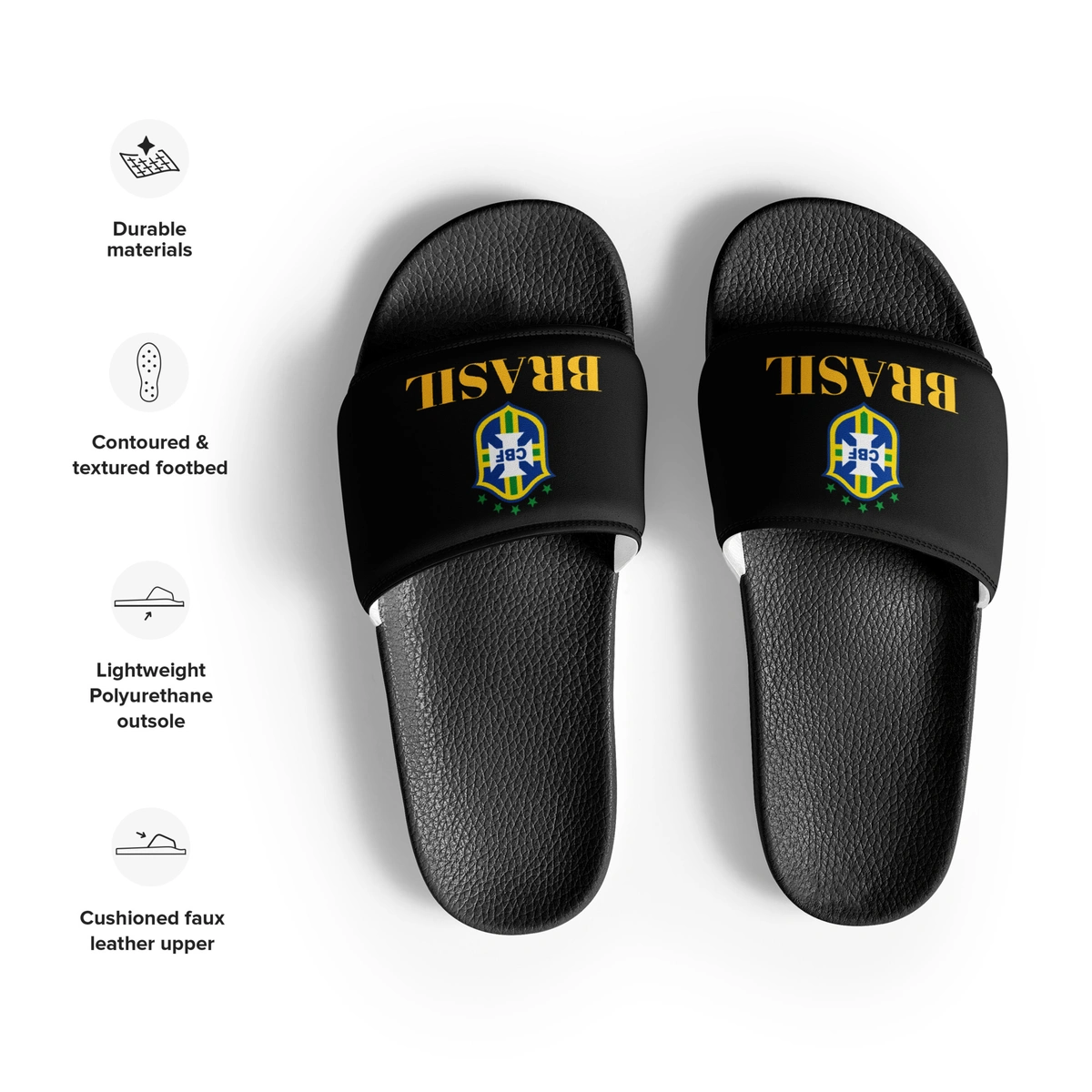 Chinelo Slide Masculino Seleção Brasil Varias Estampas II - Imagem 73