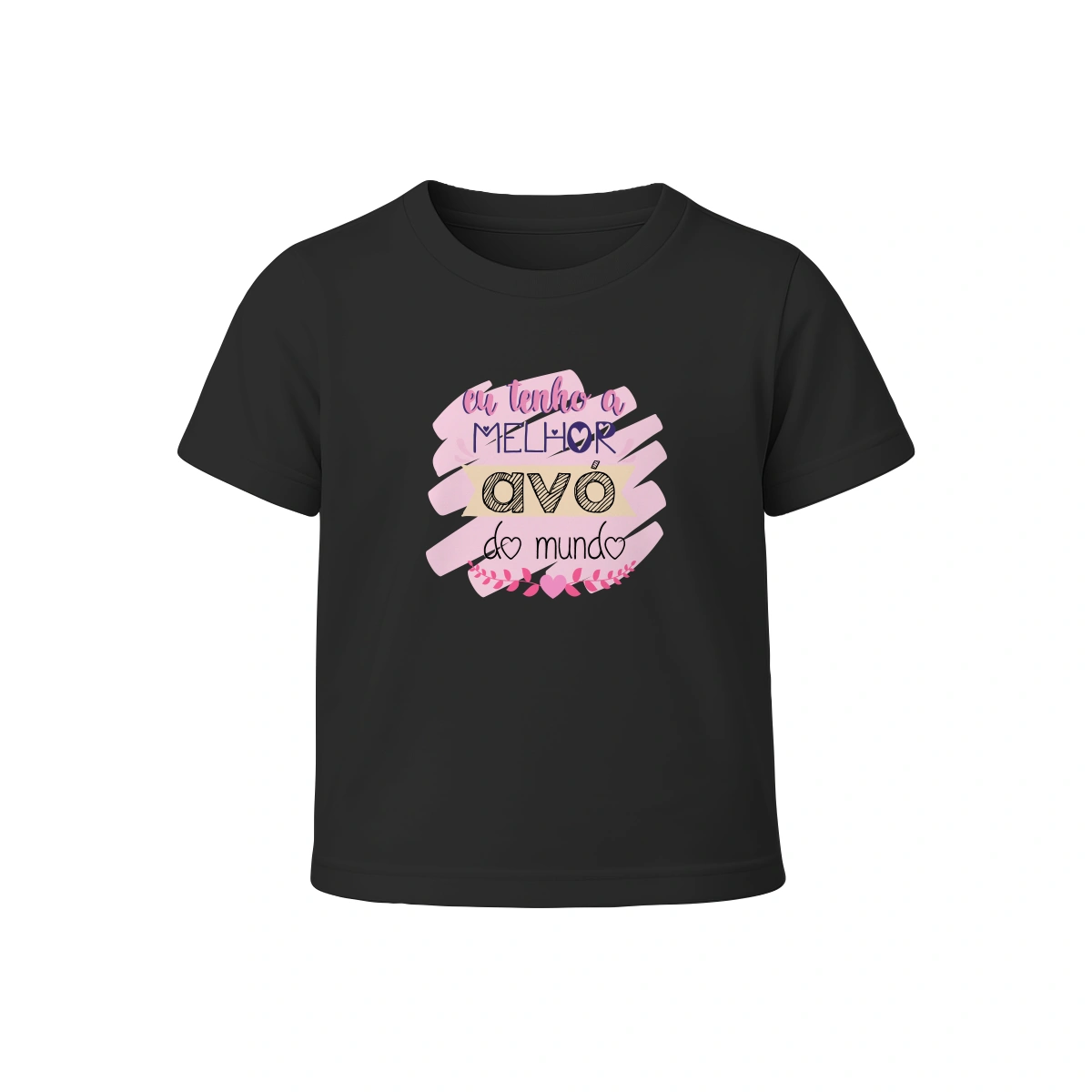 Camiseta Infantil Menina Dia dos Avós Eu Tenho a Melhor Avó do Mundo - Imagem 7