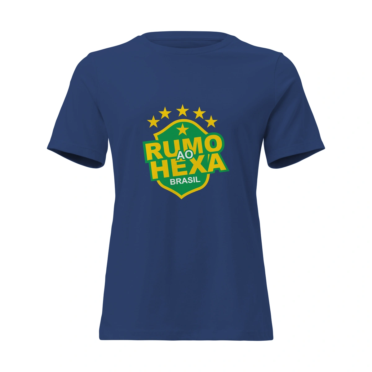 Camisa Feminina Baby Look Rumo ao Hexa Brasil - Imagem 17