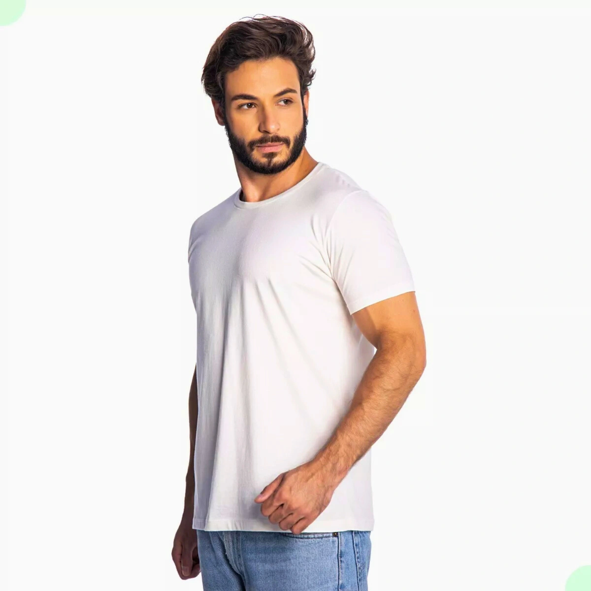 Kit 10 Camisas Masculina Lisa Algodão Premium Abuzze - Imagem 16
