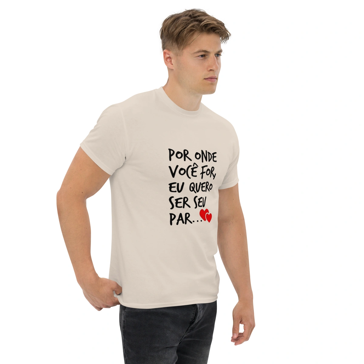 Camiseta Masculina Dias dos Namorados por Onde Você For - Imagem 15